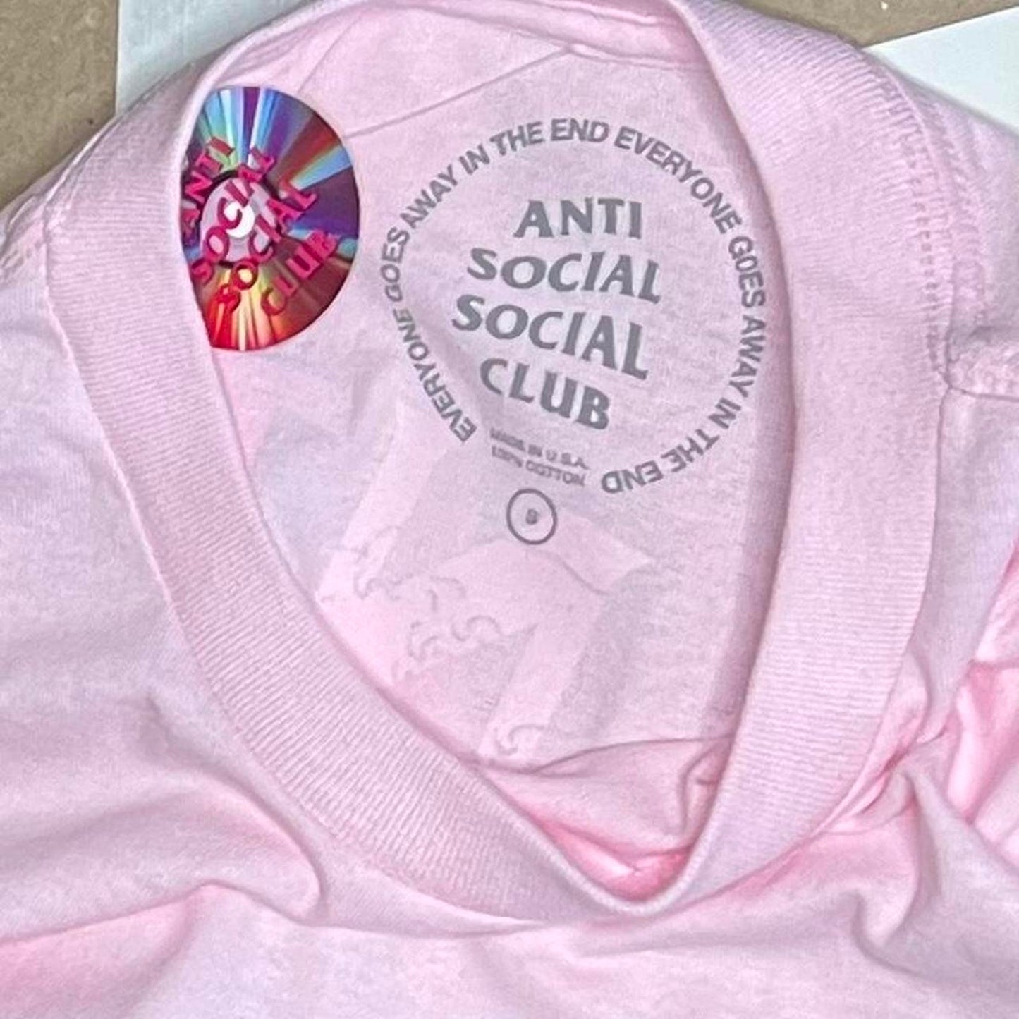 Anti Social Social Club Tonkotsu Tee 'Pink in Small